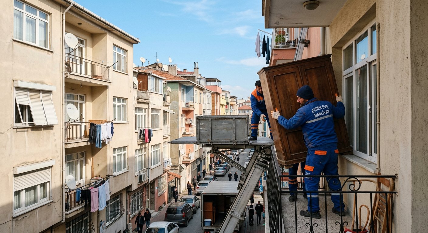 Bitişik binalarda dış cephe asansörü kullanımı