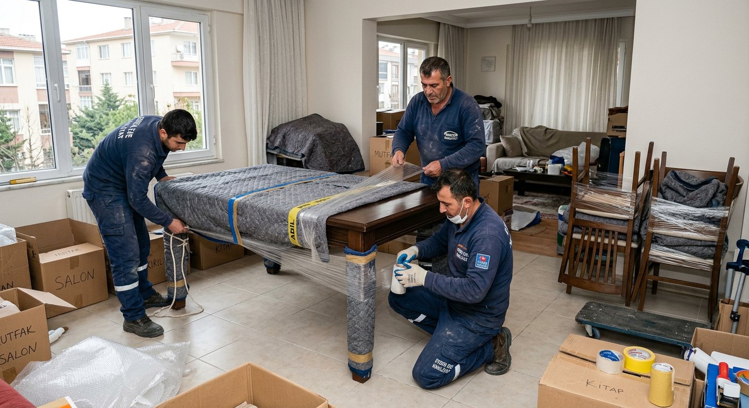 Ev esyalarini ekip halinde toparlama - Kullanım Koşulları