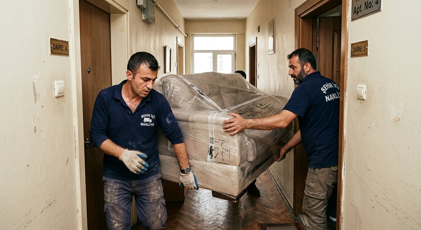 Yemek masasinin ev icinde yer degisimi - Eşya Paketleme